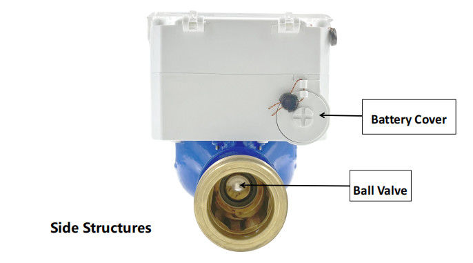 Температурный диапазон минус 10 до 55 градусов по Цельсию Промышленный счетчик потока воды Предоплаченный режим Решение измерения потока для промышленности
