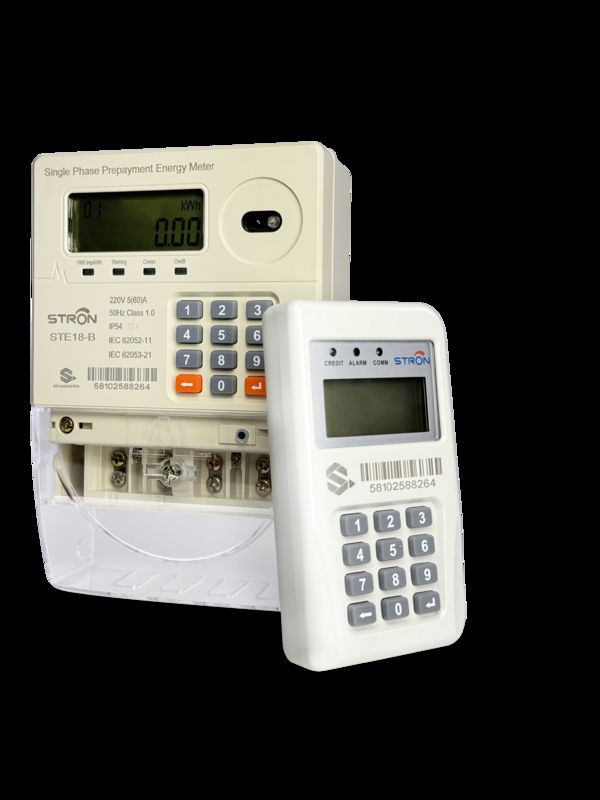 Готовый к мобильным платежам интеллектуальный предоплатный счетчик электроэнергии с 10-летним журналом данных и автоматическим отключением при несанкционированном доступе