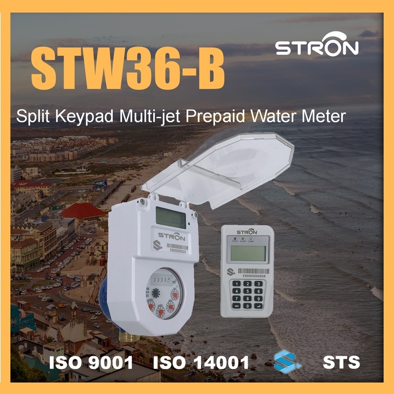 STS Standard Prepaid Water Meter with 1km Measurement Range 84 Flow Rate and M-Bus Connectivity