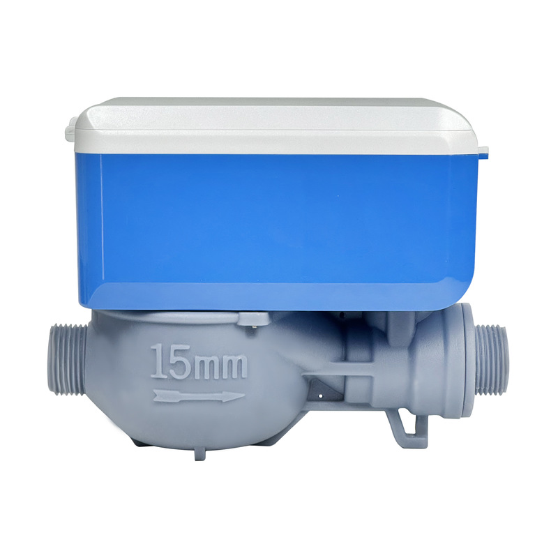 DN15 Prepaid Smart Water Meter with 999999.99m³ Measurement Range Anti-Theft Keyboard Type and 165mm*190mm*260mm Size