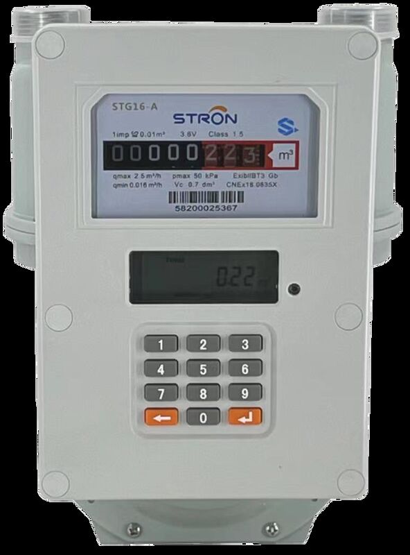 Customized Prepaid Gas Meter Featuring LCD Display and Measurement Unit Cubic Meters Optimized for Accurate Gas Consumption Recording