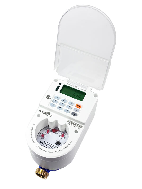 STS предоплатный интеллектуальный водосчетчик с клавиатурой DN15/DN20/DN25 с автоматическим отключением и водонепроницаемостью IP68 для бытового использования