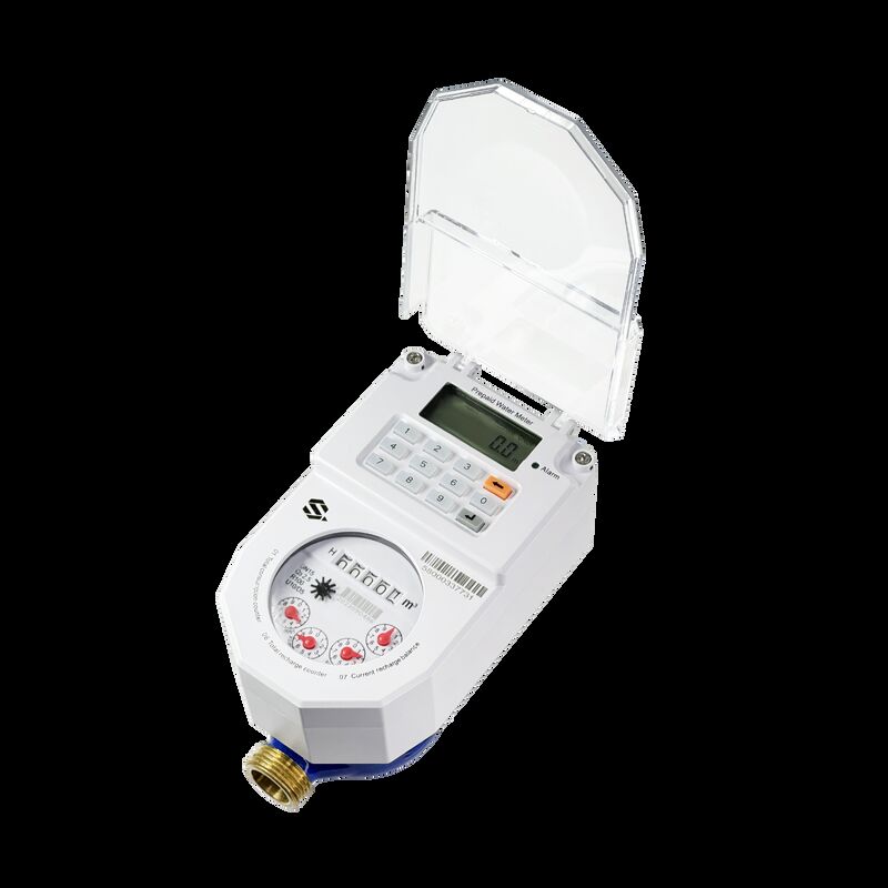 Температура 0C-50C Умный водомер Металлическая конструкция Точное измерение для промышленных и коммерческих применений