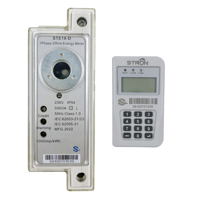 Счетчик предоплаты однофазный IP54 на DIN-рейку с поддержкой PLC, LoRa, RF и двухпроводных протоколов. Класс точности 1. Оптимизирован для калибровки электросчетчиков.