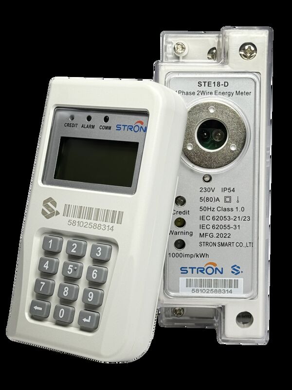 Способ ввода с клавиатуры. Интеллектуальный предоплаченный счетчик электроэнергии с классом точности 1 и степенью защиты IP54, подходящий для мониторинга энергопотребления