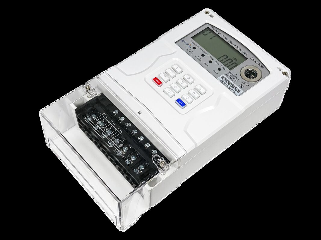 Умный предоплаченный счетчик электроэнергии STS с напряжением батареи 3,3 В и потоком покоя 0,5 мА, обеспечивающим долгосрочную работу и сбор данных