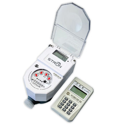 Предоплаченный водомер, предлагающий удаленную подзарядку и мониторинг через систему AMI с интеграцией API для доступа к мобильным токенам